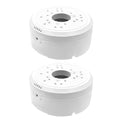 Universal Junction Box for Bullet Security Camera, Dome Camera Junction Box Mount, Indoor/Outdoor Wall Ceiling Mount Hide Cable Junction Base Boxes for Reolink Solar Panel (2pcs)