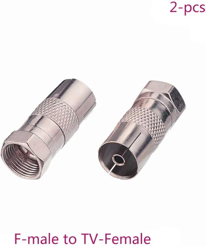 RedYutou F Type to TV Type Series （F Type Female/Male） to （TV Type Pal Male/Female） Coaxial Adapter Connectors (Pack of 8)