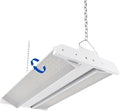 JTT LED Linear High Bay Light, 5000K Daylight 150W 21000LM 1.35FT Shop Light Commercial 360° Adjustable Tilt Hanging LED High Bay Shop Lighting Fixtures for Garage, ETL 1-Pack