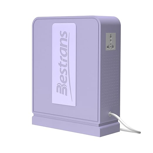 BESTRANS 3000W Step Up Transformer 110v to 220v Converter, Heavy Duty Voltage Converter 110v-120v to 220v-240v with Dual Outlets, Overload Protection & Ultra-Quiet for Home Appliances, Light Purple