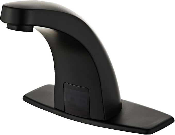 Budget-Friendly Halo Sanitary Touchless Faucet, Matte Black for Home/Commercial