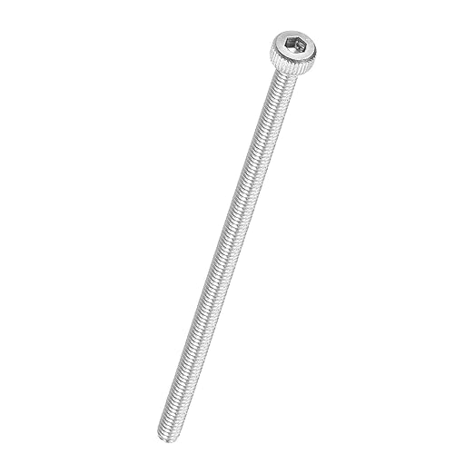 Kozelo 10pcs Socket Head Cap Screws - [M2-0.4 x 45mm] 304 Stainless Steel Allen Socket Drive for Electrical Motor 3D Printing Fan Engine Replacement Use, Silver