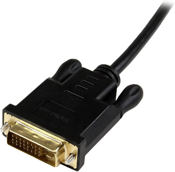 StarTech.com 3 ft Mini DisplayPort to DVI Active Adapter Converter Cable - 3ft (0.9m) Active mDP to DVI M/M Cable for PC 1920x1200 - Black