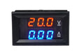 Taidacent Modbus RTU Power Monitor Energy Meter with RS485 TTL Isolated 100V 5A 10A 50A 100A DC Voltage Current Meter with Dual LCD Display (100V100A_Modbus Protocol_TTL Interface)