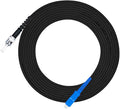 Jeirdus 40M SC to ST Outdoor Armored Simplex 9/125 SM Fiber Optic Cable Jumper Optical Patch Cord Singlemode 40Meters 130ft SC-ST