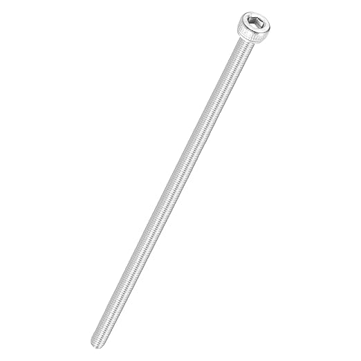 Kozelo 6pcs Socket Head Cap Screws - [M3-0.5 x 90mm] 304 Stainless Steel Allen Socket Drive for Electrical Motor 3D Printing Fan Engine Replacement Use, Silver