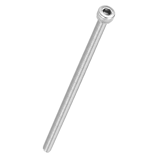Kozelo 25pcs Socket Head Cap Screws - [M4-0.7 x 90mm] 304 Stainless Steel Allen Socket Drive for Electrical Motor 3D Printing Fan Engine Replacement Use, Silver