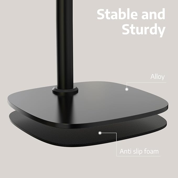 LitONES 2Pcs Desktop Video Conference Lighting for Zoom Meeting, Computer, Laptop, Work from Home with Nature Soft Light, Adjustable Brightness & Color Temp and Flexible Stand & Versatile Phone Holder