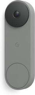Google Nest Doorbell (Wired, 3rd Gen) - 2K Video and Gemini, Live View, Night Vision, 2-Way Audio - Works with Google Home - 2025 Model - Hazel