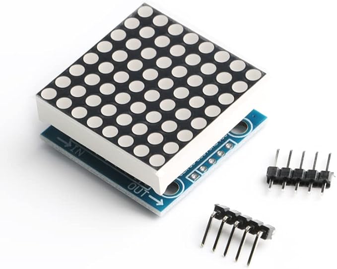 EC Buying MAX7219 Dot Matrix Display - 10pcs SCM Control Drive LED Display with Red Display