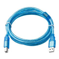 USB-AK/SA/SK Applicable AK/SA/SK Display and Control Man-Machine Interface Touch Screen Programming Data Cable USB Communication Cable Transparent (Blue 2m)