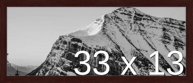 Frame It Easy 33 x 13 Merlot Wood Frame (Derby)