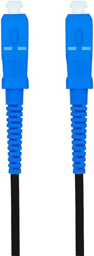 Jeirdus 100M SC Outdoor Armored Simplex SM Fiber Optic Cable Jumper - Optical Patch Cord, Singlemode 9/125, 100Meters (328ft) SC-SC