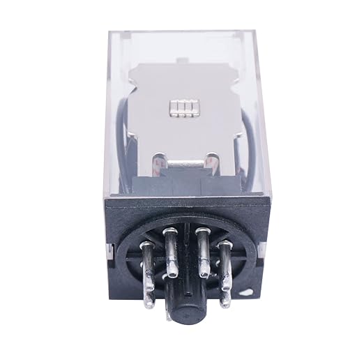 TWTADE/JTX-2C, MK2P-I DPDT Power Relay with Plug-in Terminal Socket Base, AC 24V Coil, 8 Pin 2NO 2NC