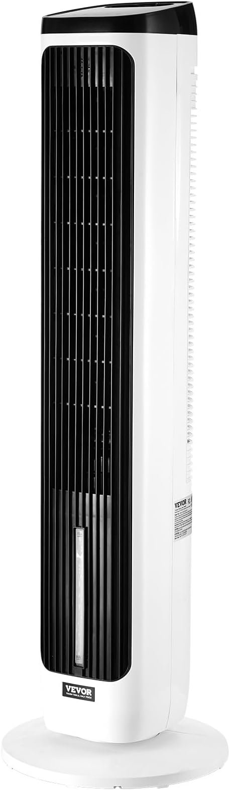 VEVOR Evaporative Air Cooler, Standing Fans that Blow Cold Air, 23.3ft/s 70° Remote Oscillating Tower Fan w/ 9-Speed 4 Mode, 24H Timer, Swamp Cooler, Portable AC Fan for Bedroom, Office