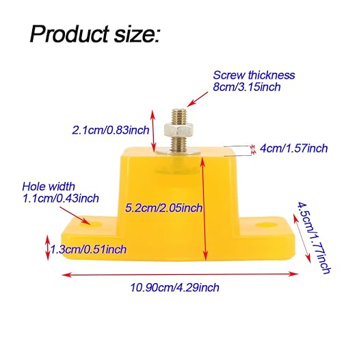 Anti Vibration Pad Air Conditioner Base,Noise Reduction and Shock Absorption Bracket,Upgraded Air Conditioner Shock Pad Thickened Floor Bracket,4 Packs (Upgrade Cow Tendon)