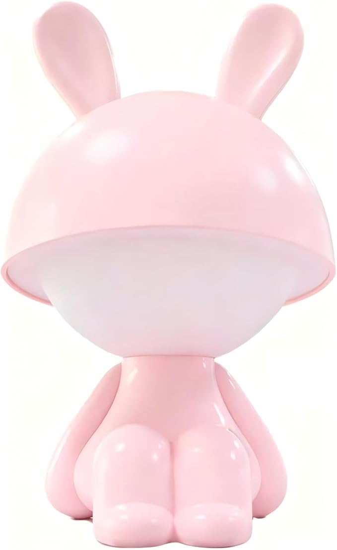 ShonlPin Night Light for Kids,Rechargeable Table Lamp,Touch Lamps for Nightstand,Dimmable,Breastfeeding,Nursery,Sleep Aid,Cute Bunny Decor Gifts Stuff for Baby Toddler Boys Girls Christmas Birthday