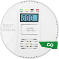 Carbon Monoxide Detector, VzmcovCO Monitor Powered by AA Battery (not Included), with LCD Digital Display, Used for Voice Alarm in Home Office, Hotel Garage, Kitchen, Bedroom, Living Room (1Pack)