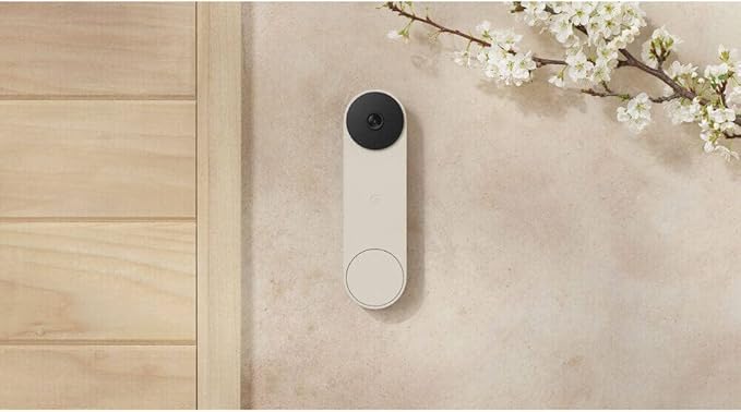 Google Nest Doorbell (Battery) - Linen
