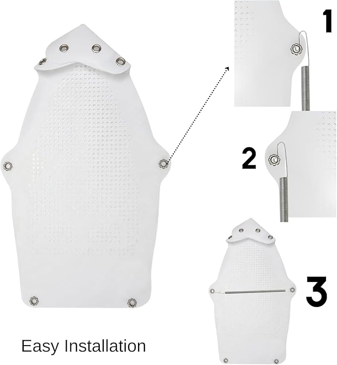 2 Piece - Cover Iron Shoe Used for Electric Iron Clothes Protector When Ironing - Prevents Burn, Sticking,Easy Installation Sole Plate Accessory