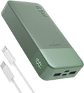 JUOVI J2621 Power Bank Portable Charger 20000mAh 45W,PD 3.0 QC 4.0 Fast Charging Battery Pack with LED Display,2 USB-C, 2 USB-A for iPad, iPhone 16 15 14 13, Tablet, Galaxy, Samsung S24 S23,Google