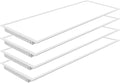 NUWATT 4 Pack 1x4 LED Panel for Drop-in Ceiling, 40W, 3000K Warm White, Super Bright 4400LM, 0-10V Dimmable Flat Backlit Lay in Fixture, Flicker Free Office Lights, 120V-277V, ETL Listed