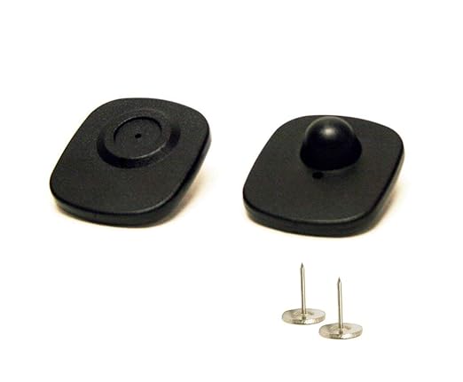 EASmartech Starter Kit - EAS RF Retail and Clothing Store Security Tower Antenna System 1000 Tags and Warning Stickers. Great for Shop Protection, Boutiqes, Store Security System Asset Protection