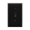 TG Digital Toggle Dimmer Light Switch for Dimmable LED, CFL and Incandescent Light Bulbs, Single Pole/ 3-Way Toggle LED Dimmer Light Switch, UL Listed, Wall Plate Sold Separately,1 Pack, Black