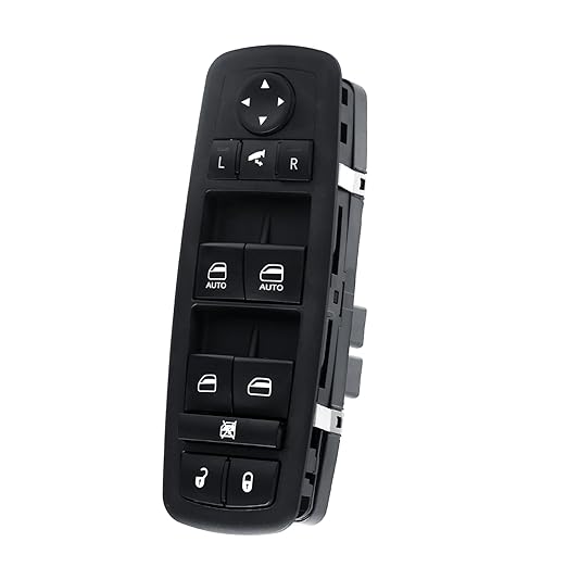 WUANGKI Power Control Window Switch | Front Driver Side | 8+3 Pins | Compatible with 2012 Chrysler 300 Dodge 2011-2012 Journey 2016-2018 Ram 1500 2500 3500 19-21 Ram 1500, 19-21 Classic OE# 56046826AE