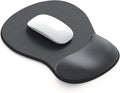 ErgoComfort Gel Wrist Rest Mouse Pad-Ergonomic Office Mousepad with Wrist Support-Non-Slip, Design Desk Accessories Mat for Home&Game Decor (04Graphite Glide)