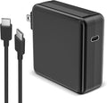 Mac Book Pro Charger, 61W/67W USB C Charger Power Adapter for MacBook Pro/Air 13/14 Inch, for MacBook 12 Inch,Included USB-C Charge Cable (6.6ft/2m) Black
