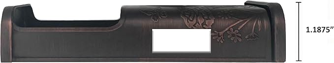 Garden Video Doorbell Cover (Compatible with Ring 3, 3 Plus, 4, Battery Plus, and Battery Pro) (Oiled Bronze)