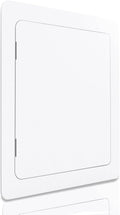 Morvat Access Panel 6x9 Inch for Drywall & Ceiling with Door, Heavy-Duty Durable ABS Plastic & Easy Install Access Box, Wall Hole Cover Plate for Plumbing & Electrical Cables & Wiring, White