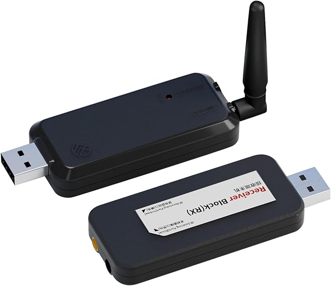 SPENFiLY Wireless Infrared Remote Control Extender, Infrared Repeater Kit, Infrared Remote Control Wireless Connection Home Appliances Compatible with Multiple Infrared Devices (Control of 4 Devices)