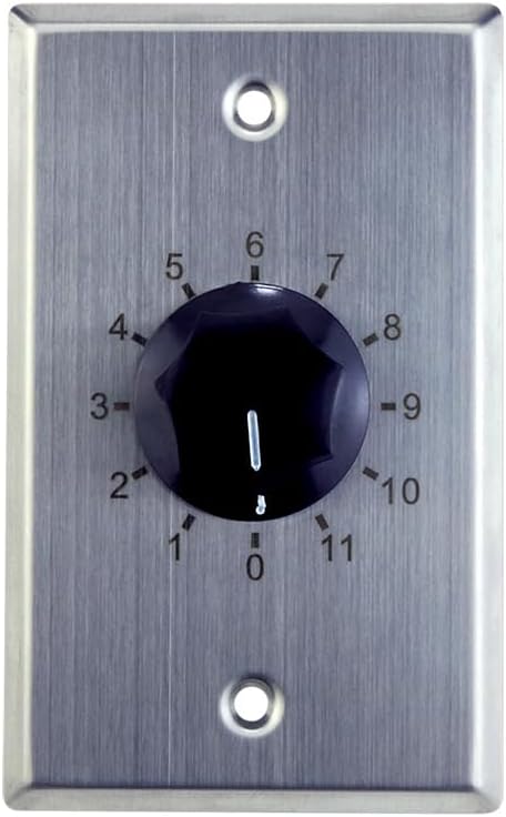 Skywalker Saga 100 Watt 25/70 Volt Volume Control Metal Plate