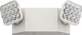 Lithonia Lighting Basics LED Emergency Light, Emergency Lighting with Dual Adjustable LED Lamp Heads, Wall Mount, Damp Location Rated, 90-Minute Backup, 120/277V, White (EU2C M6)