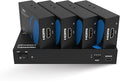 OREI 4K 1x4 HDMI Extender Splitter, Multiple Over Single Cable CAT6/7 4K@60Hz 4:4:4 HDCP 2.2 with EDID Management - Up to 230 Ft - Loop Out - Low Latency