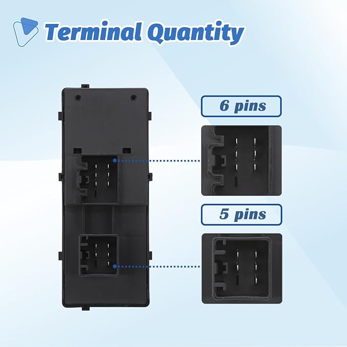 AiYiGu Power Window Switch Control Button Compatible with Ford F250 F350 F450 F550 Explorer Excursion Crown Victoria, Mercury Grand Marquis Marauder Mountaineer 2002-2006 Replace 1L2Z14529BA