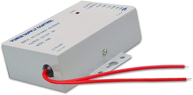 AMOCAM K80 Power Supply Control, AC 110-240V to DC 12V Power Supply for Door Access Control System, Video Doorbell, Electric Strike Lock, Bolt Lock, Magnetic Lock, Power Supply Controller
