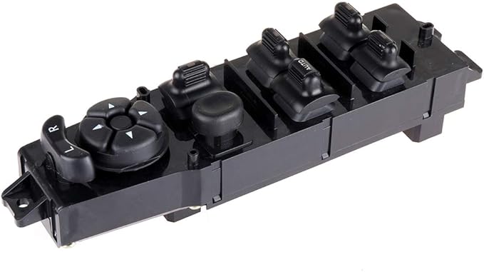 Power Window Master Control Switch Front Left Compatible 2002-2010 for Dodge Ram 2500 2002-2010 for Dodge Ram 1500, Power Window Switch 56049805AB