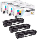 CS Replacement Toner Cartridge Compatible with HP 201A CF400A Black Pro M252dw M252n MFP M277dw MFP M277n M252 M252dw 3 Set