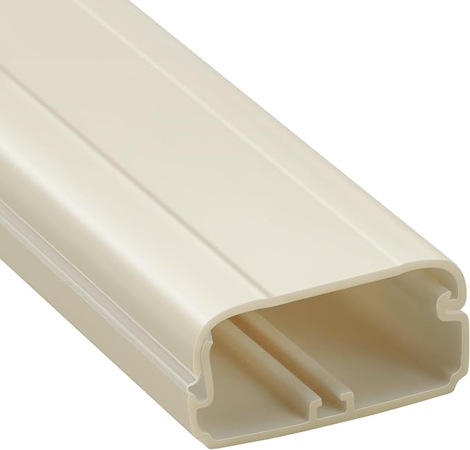 TV Cord Hider - 39in(3xL13in) Cord Covers for Wall Mounted TV Cable Hider Wall Kit | Wire Hiders for TV on Wall, Wire Covers for Cords, Cable Concealer Hide Cords, 1.5" W*0.75" H, Beige