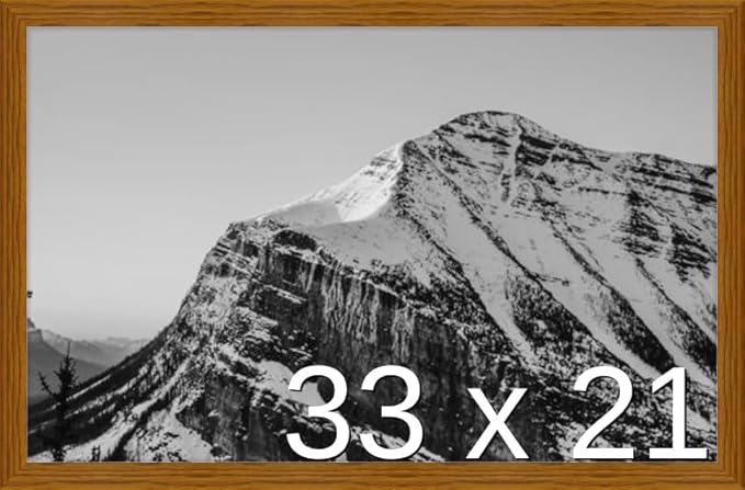 Frame It Easy 33 x 21 Hazel Wood Frame (Derby)