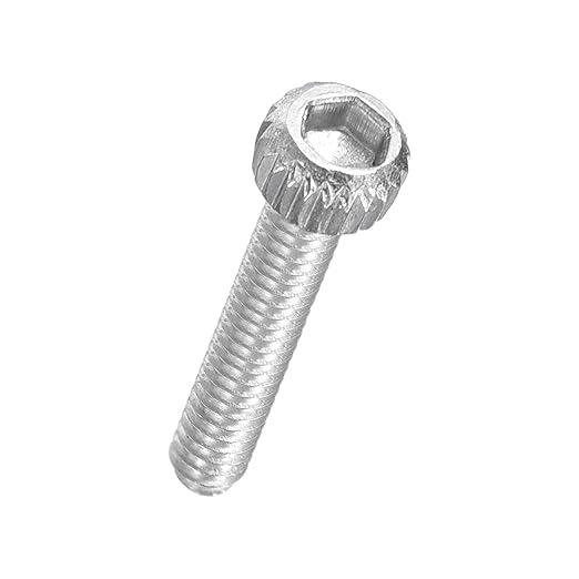 Kozelo 40pcs Socket Head Cap Screws - [M1.4-0.3 x 8mm] 304 Stainless Steel Allen Socket Drive for Electrical Motor 3D Printing Fan Engine Replacement Use, Silver