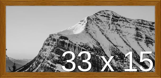 Frame It Easy 33 x 15 Hazel Wood Frame (Derby)