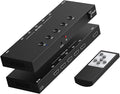 8K@60Hz HDMI 2.1 Switch 5 in 1 Out, 48Gbps Ultra HD 4K 120Hz, HDR10/Dolby Vision, 3D, Supports DTS-HD, Dolby TrueHD Compatible with PS5/4 Xbox Nintendo Switch Roku Apple TV Fire Stick Gaming PC