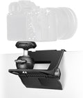 RAUBAY 【CM01】 Monitor Top Camera Mount Clamp, Hanging Webcam Stand with 1/4" Screw, Suitable for Flat-Screen Monitors, for Live Stream, Video Conferencing, YouTube, TikTok, etc.