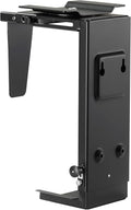 Pholiten Under Desk CPU Mount,Universal PC Wall Mount,3.94 to 11.61 inch Wide Computer Case CPU Hanger Holder,Adjustable 360° Swivel, Secure Lock, Max Load 44Lbs