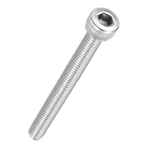 Kozelo 30pcs Socket Head Cap Screws - [M4-0.7 x 40mm] 304 Stainless Steel Allen Socket Drive for Electrical Motor 3D Printing Fan Engine Replacement Use, Silver