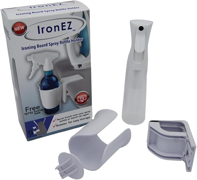 IronEZ Ironing Board Spray Bottle Holder As Seen On TV